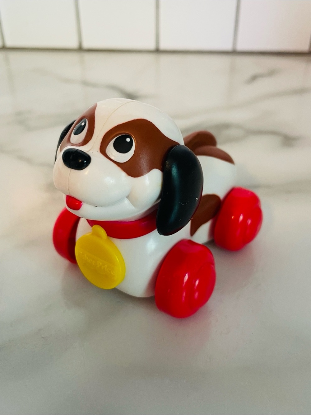 Vintage 1996 Fisher Price McDonald’s Happy Meal Toy - Rolling Puppy